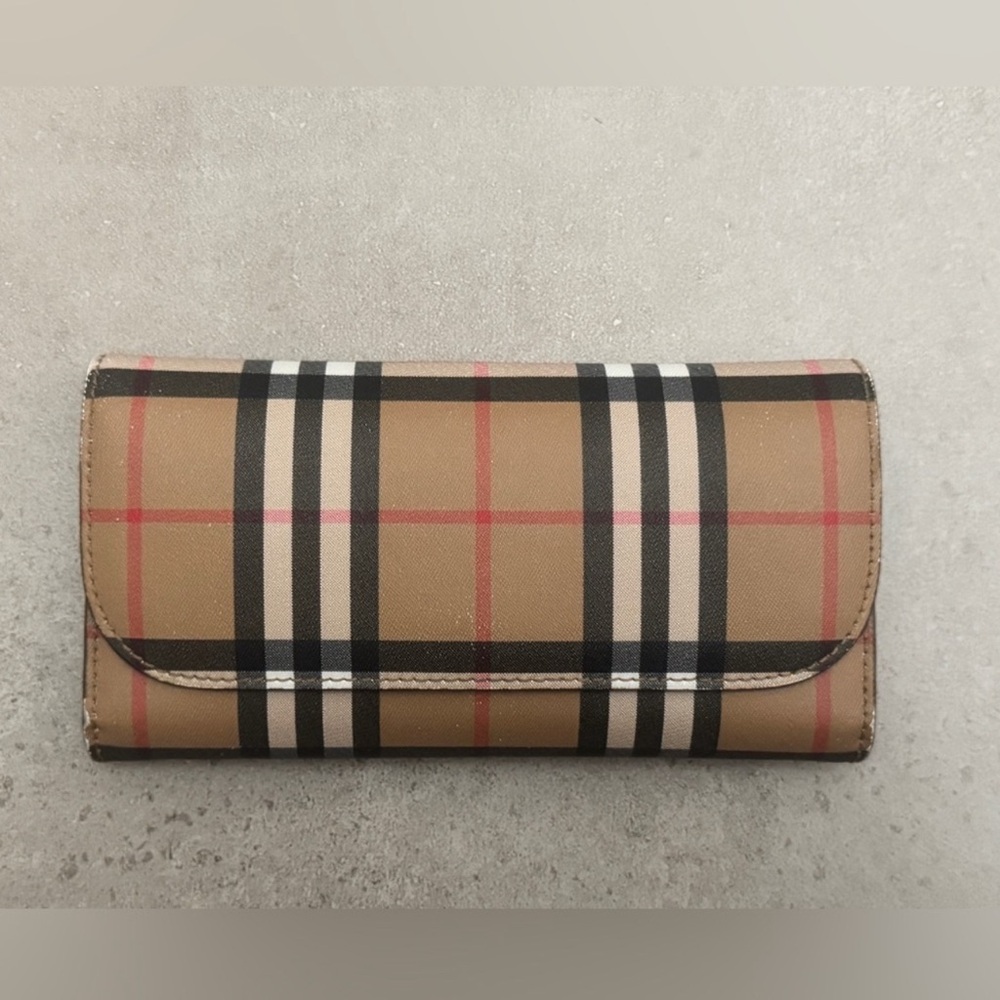 Burberry Check Continental Wallet